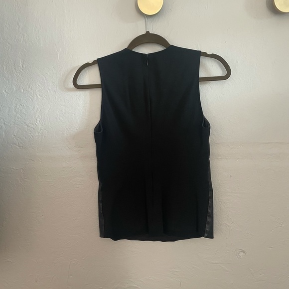 Theory Lambskin Leather Top - Picture 6 of 8